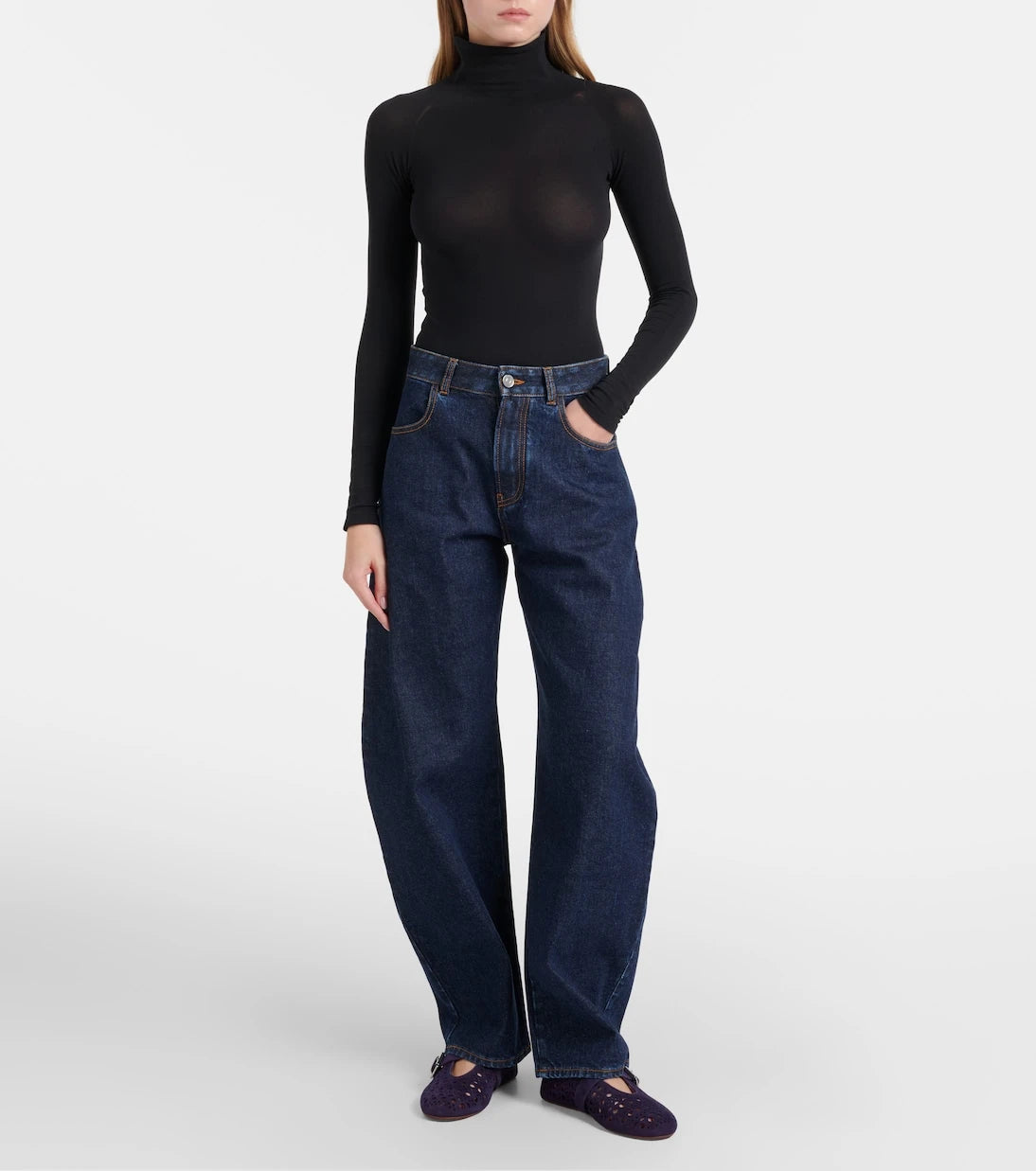 Alaïa - Vienne suede ballet flats