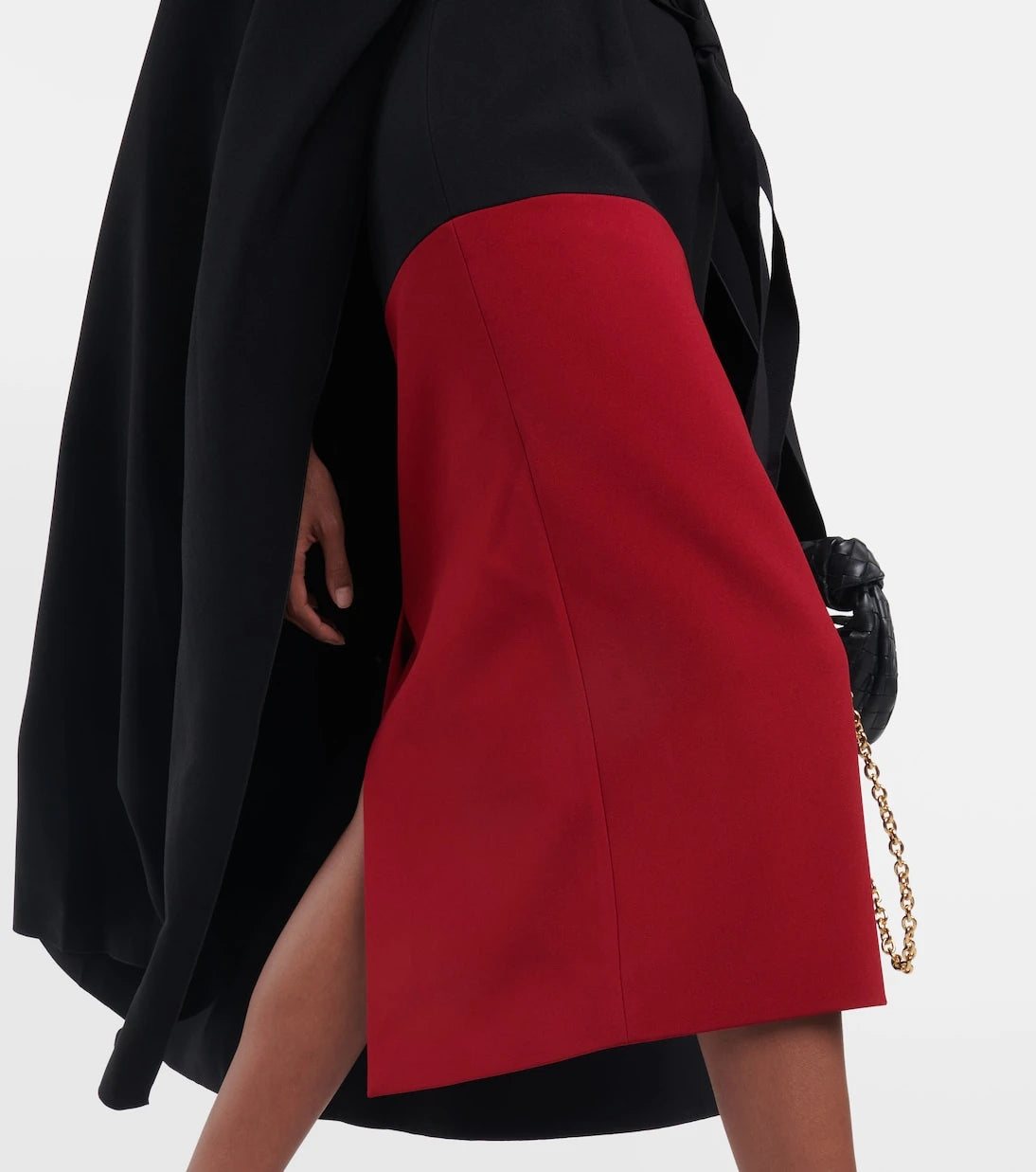 Roksanda - Cape-detail crêpe  midi dress