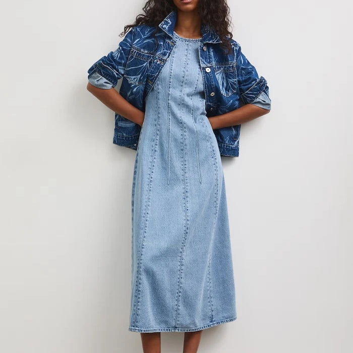 Medicine Denim İspanyol Kesim Elbise