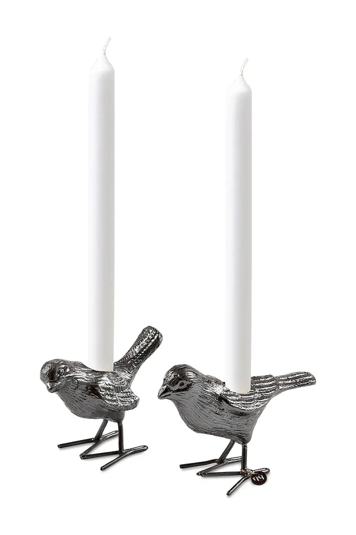 POLSPOTTEN flock of birds mumluk seti 12,5 x 5 x 7 cm (2 adet)