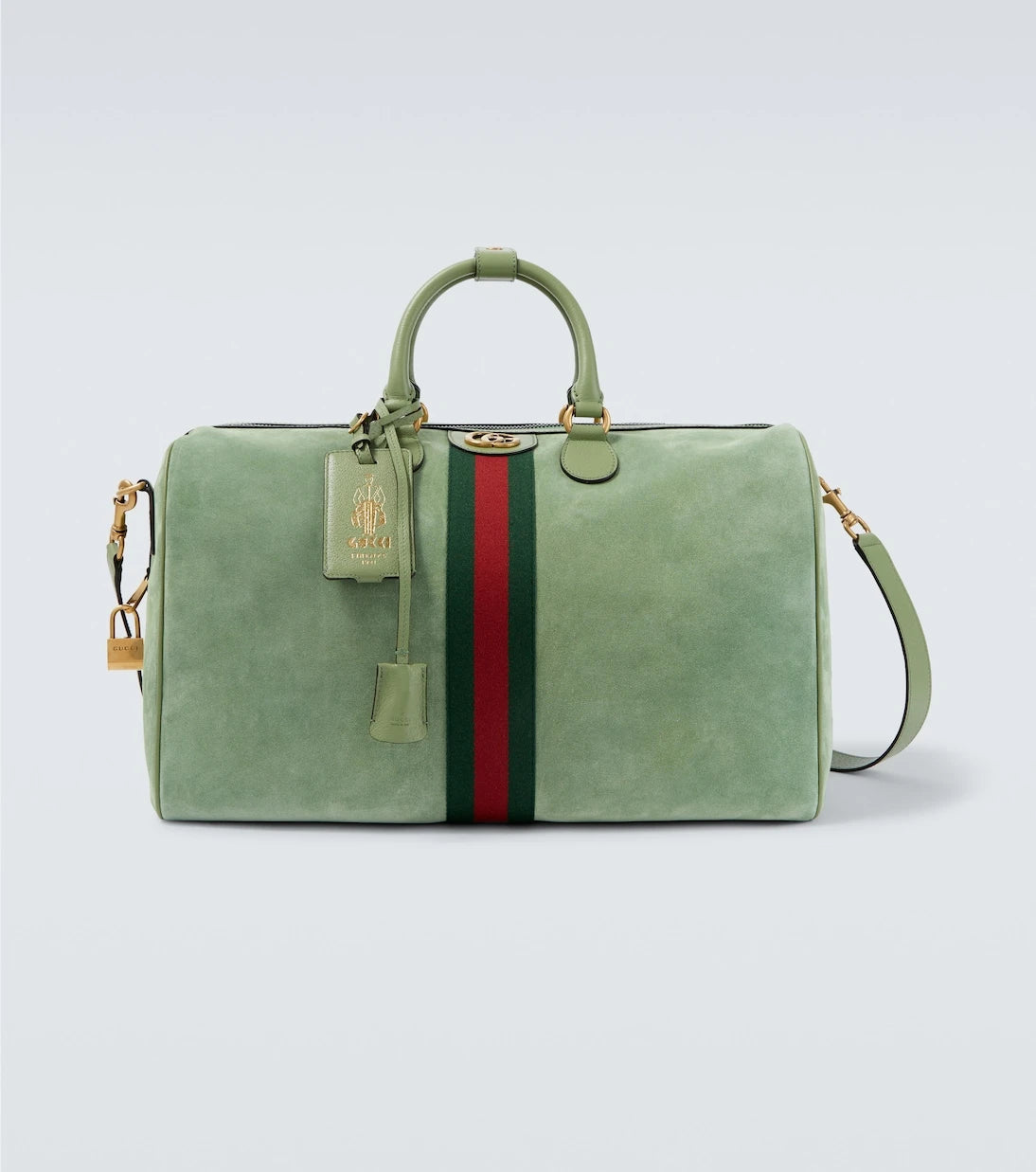 Gucci - حقيبة غوتشي سافوي دافل متوسطة من جلد الشمواه
