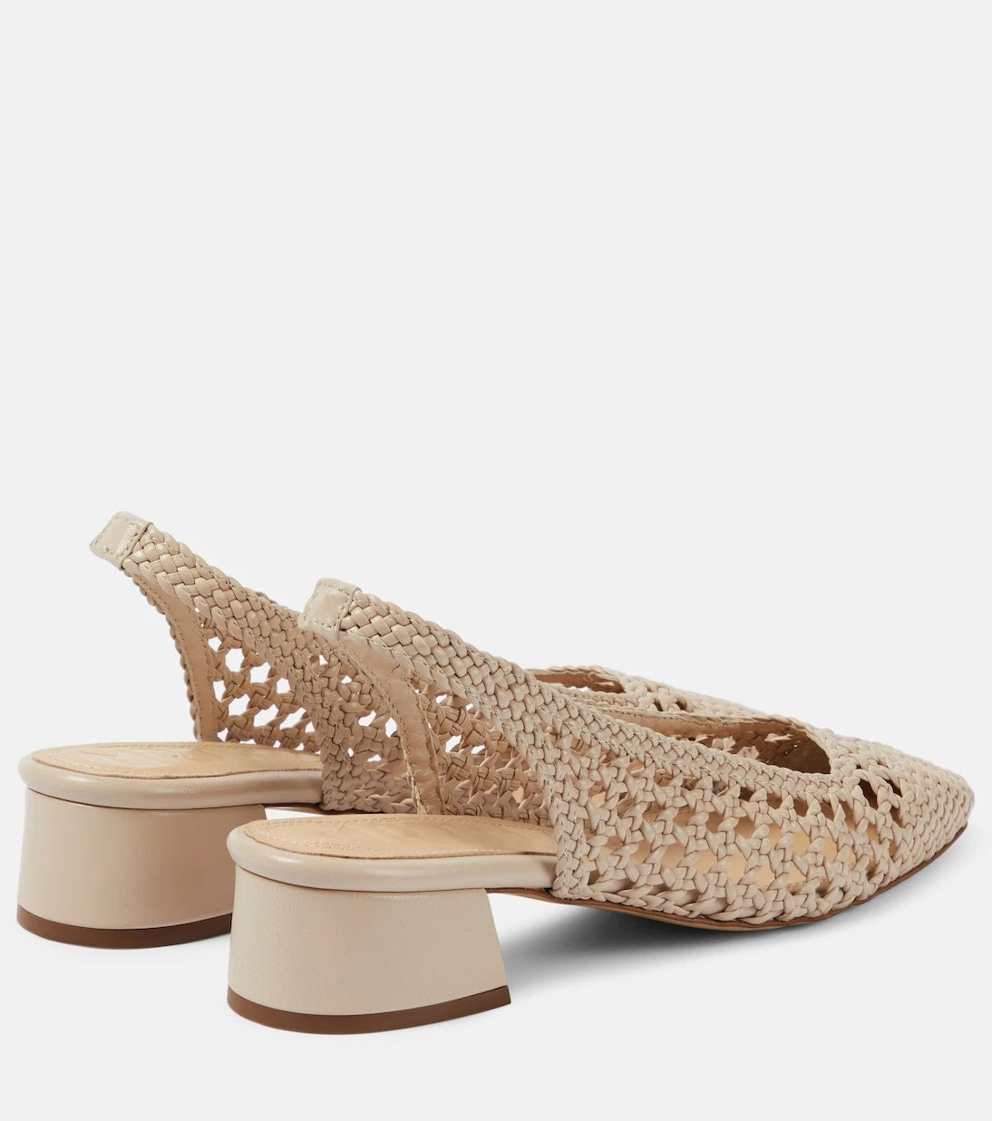 Souliers Martinez - Nova Tarragona leather slingback pumps