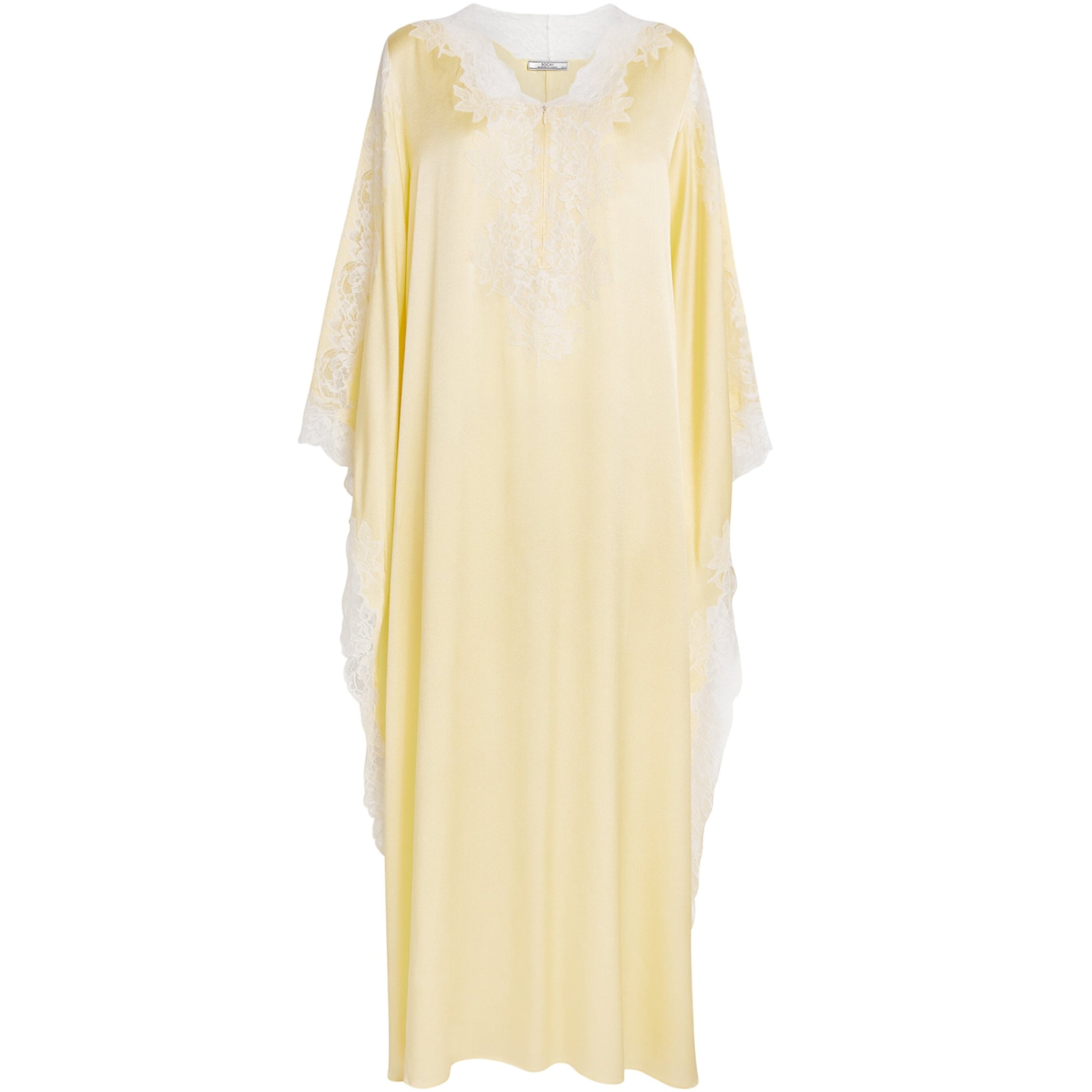 Bocan Yellow Satin Adelaide Kaftan