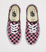 Valentino Garavani Pink x Vans Canvas Checkerboard Sneakers