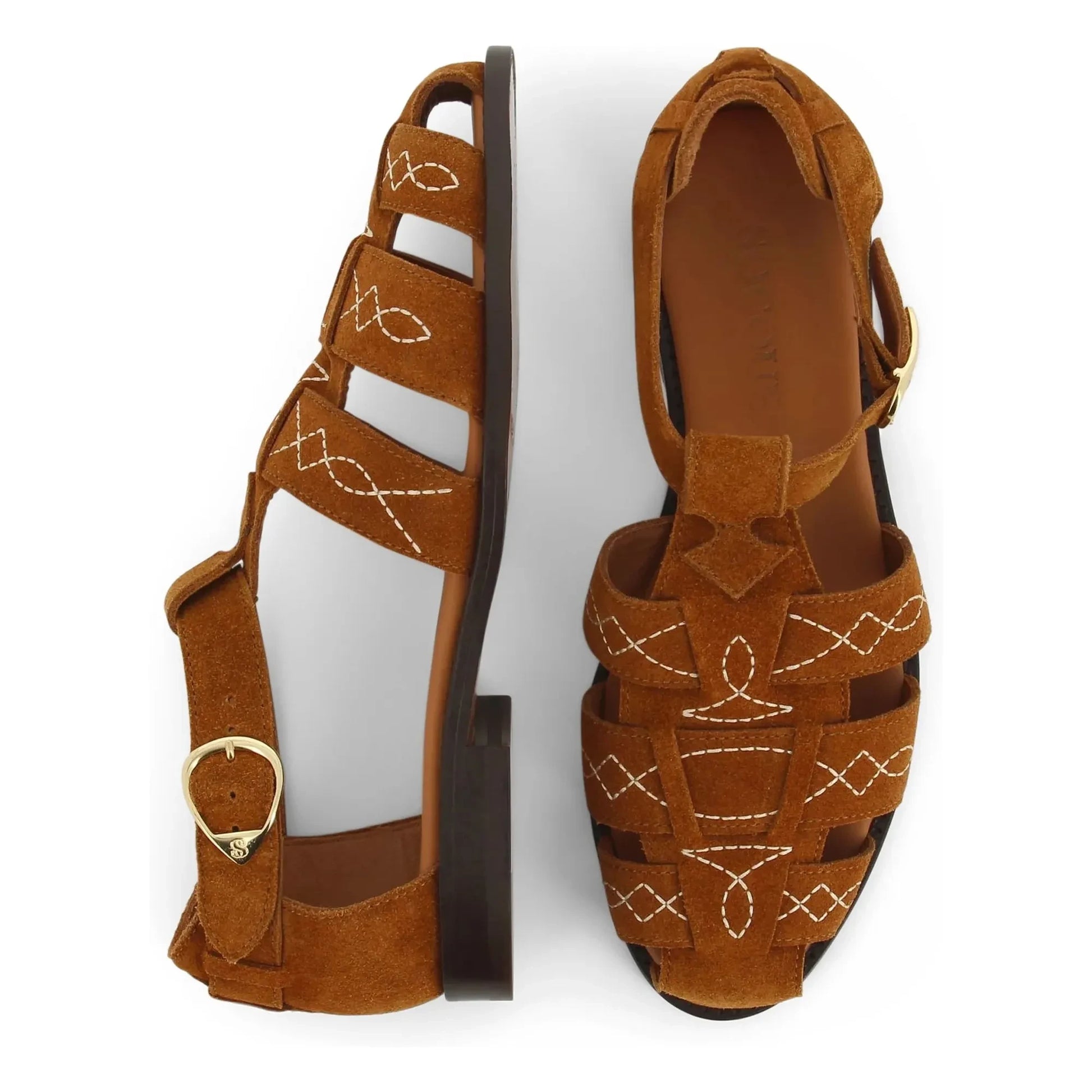 Socque Paris - Fishermans Ponza Daim | Camel