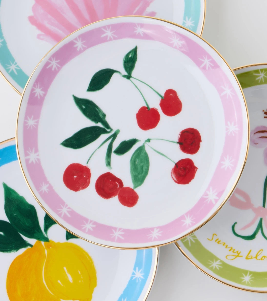 Bitossi - Con Amore set of 4 porcelain plates