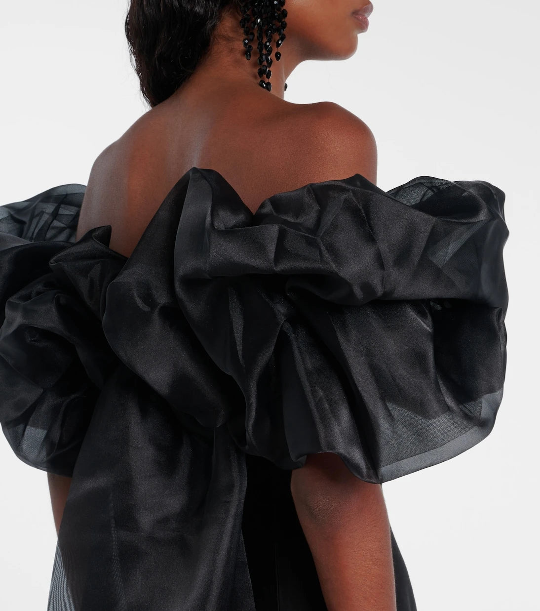 Leo Lin - Zayna sequined gown and cape set