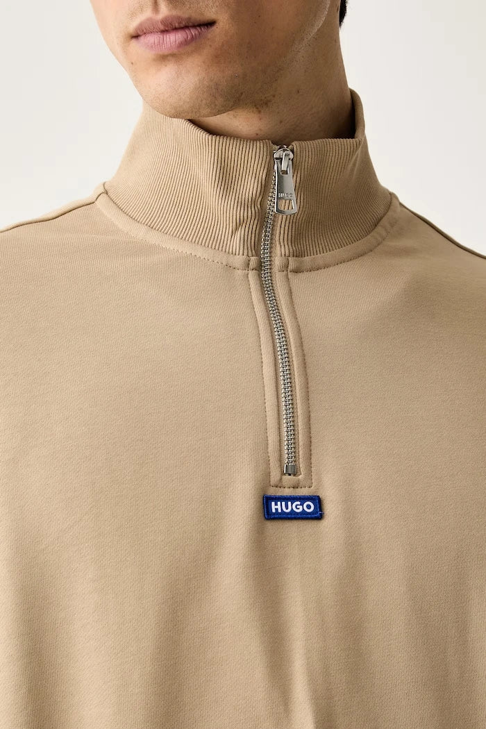 HUGO Blue Erkek Pamuklu Neeler Sweatshirt