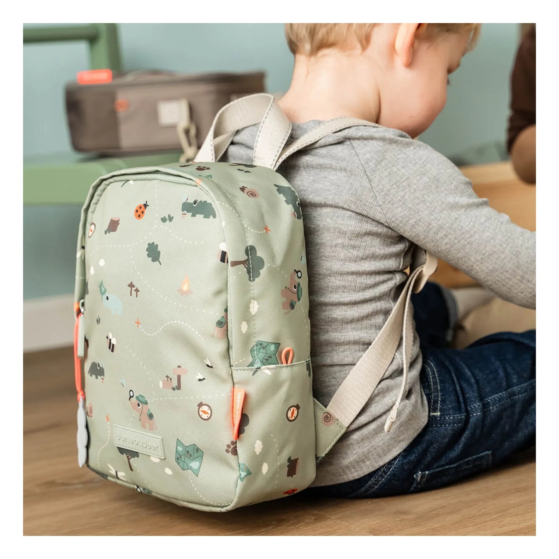 Done by deer - Mini Trails backpack | Sage