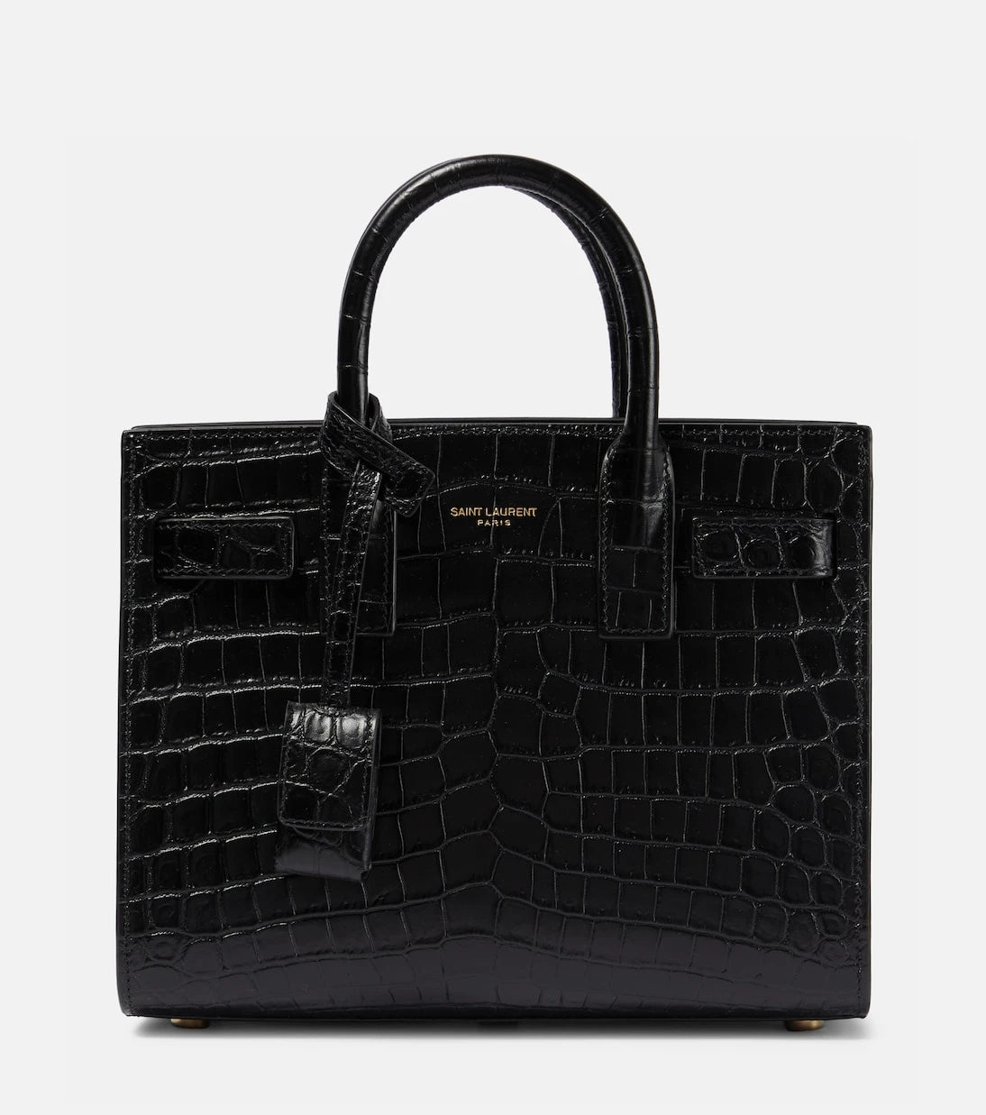 Saint Laurent - Sac De Jour Nano croc-effect leather tote bag