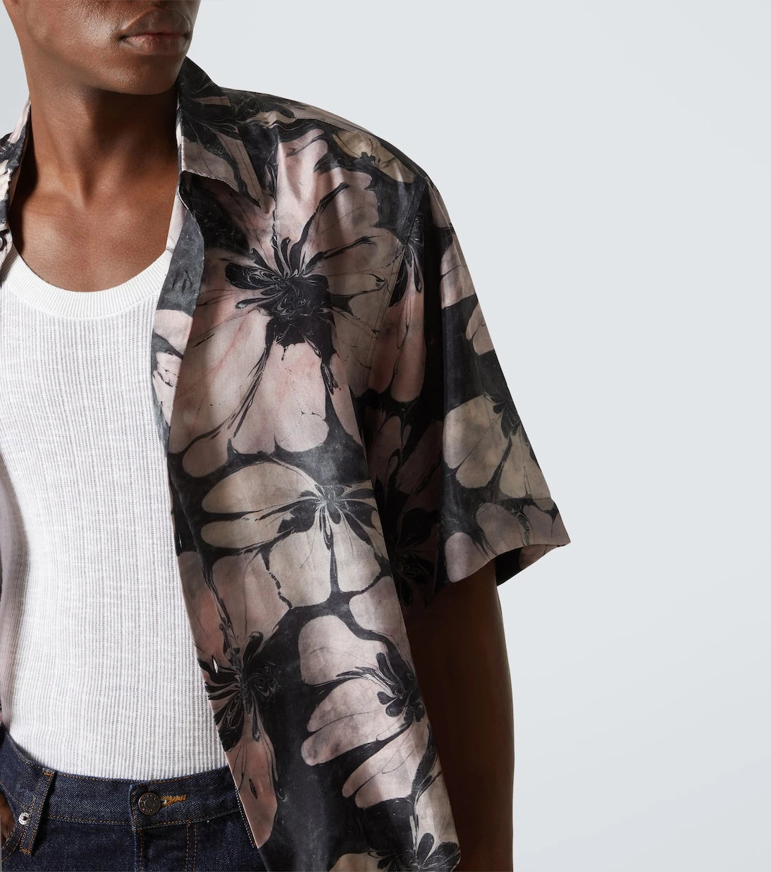 Dries Van Noten - Floral silk shirt