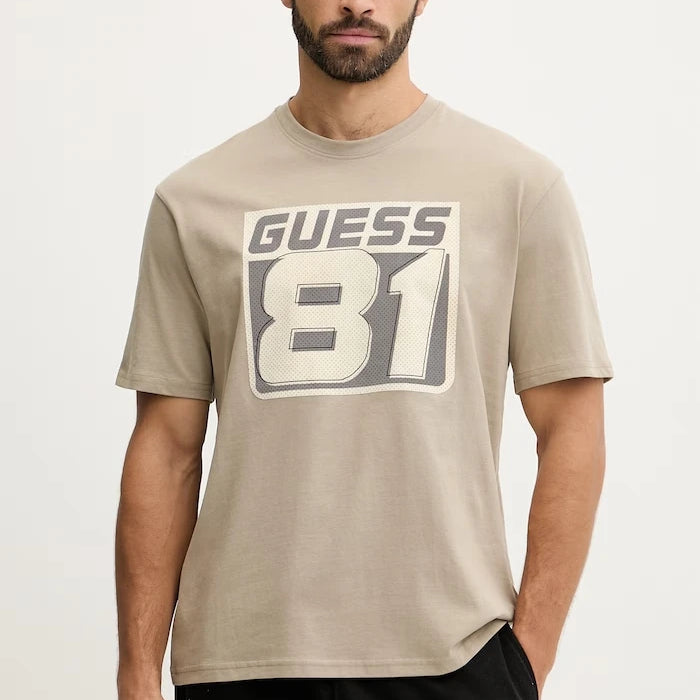 Памучна тениска Guess OPA