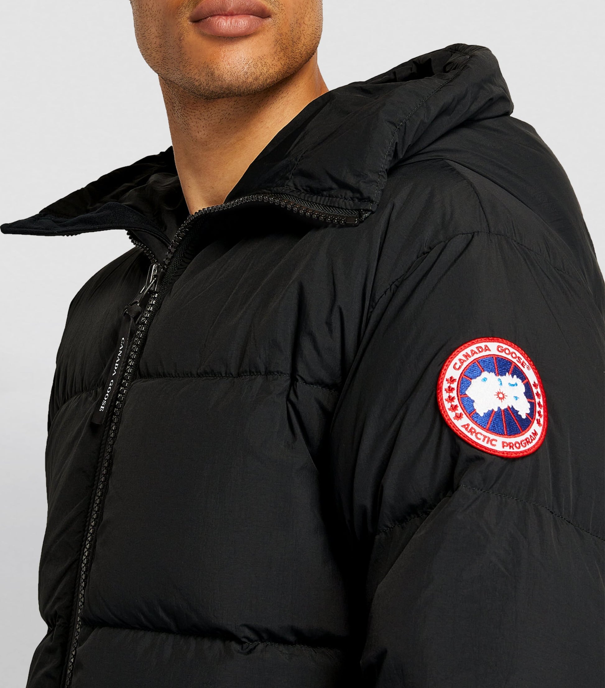 Canada Goose Grey Macmillan Hooded Puffer Jacket