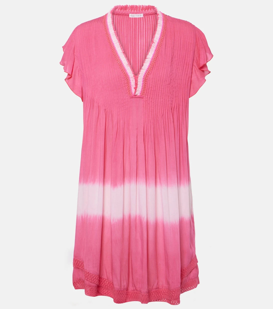 Poupette St Barth - Sasha ruffled pleated minidress