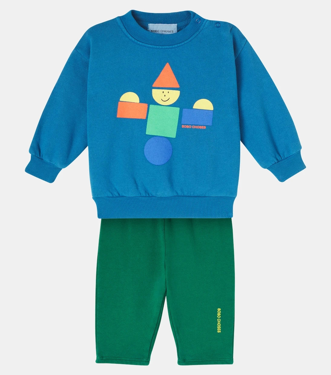 Bobo Choses - Baby printed cotton sweatshirt and sweatpants set