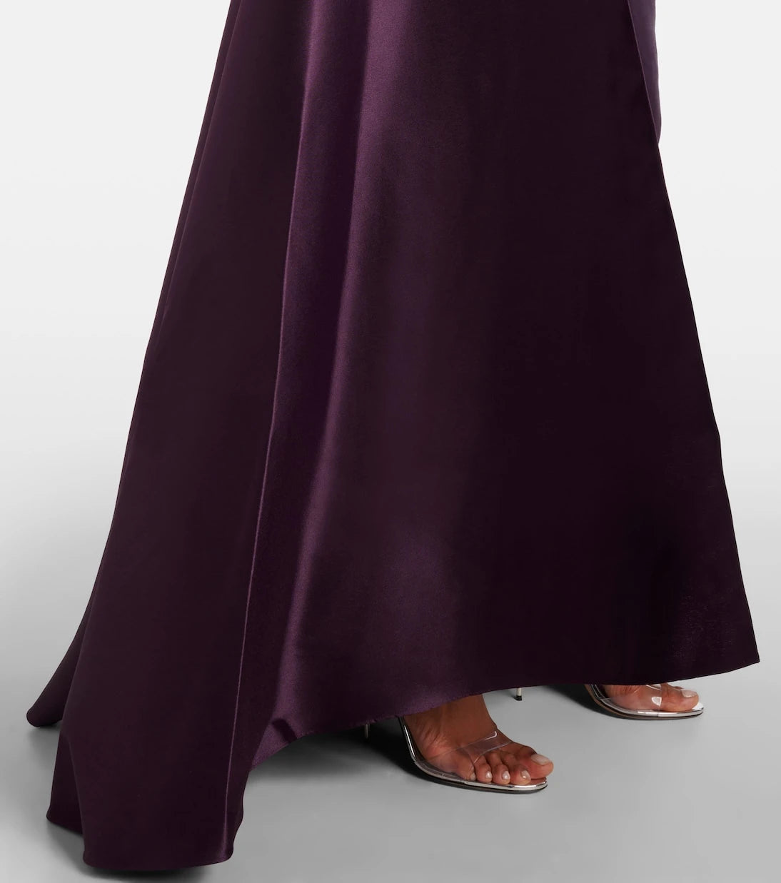 Solace London - One-shoulder twill gown