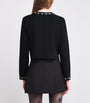 Black Embellished Cropped Cardigan