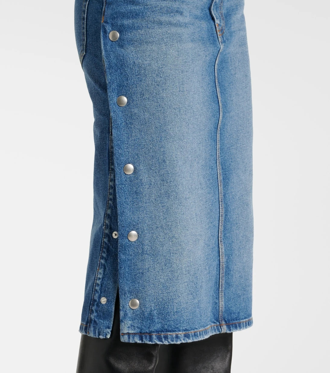 Stella McCartney - Mid-rise denim pencil skirt