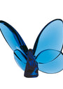 Baccarat Papillon Lucky Butterfly Blue Ornament