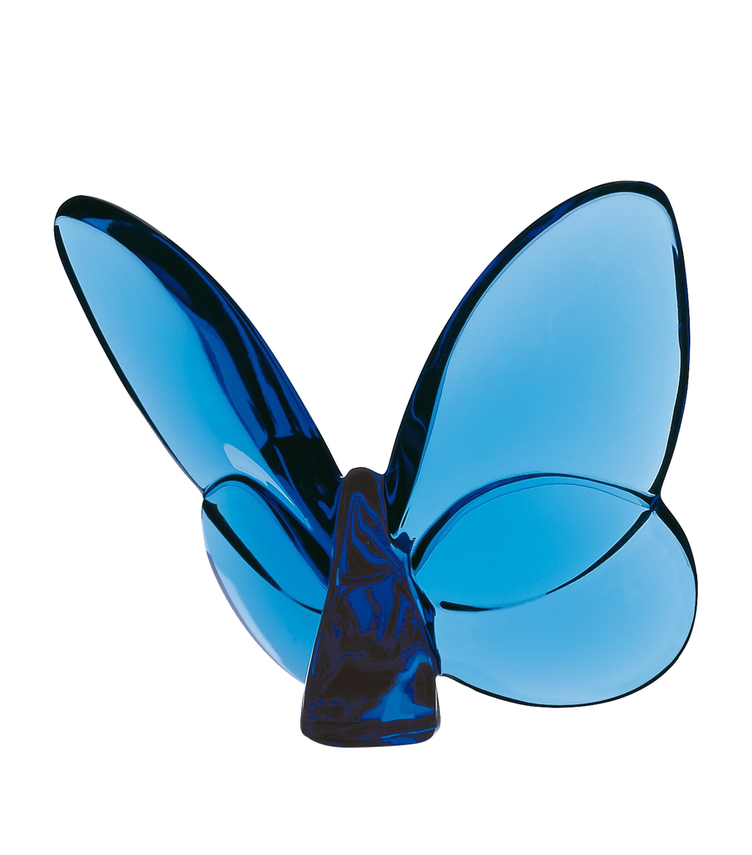 Baccarat Papillon Lucky Butterfly Blue Ornament