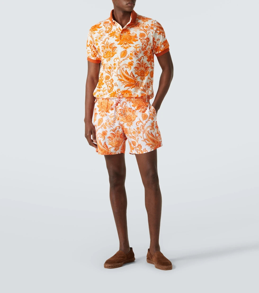 Etro - Paisley cotton polo shirt