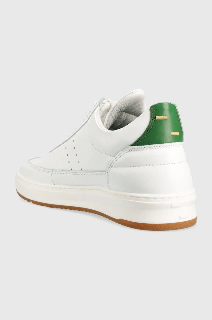 Кожени маратонки Filling Pieces Low Top Bianco