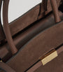 Demellier Brown Medium Suede New York Tote Bag
