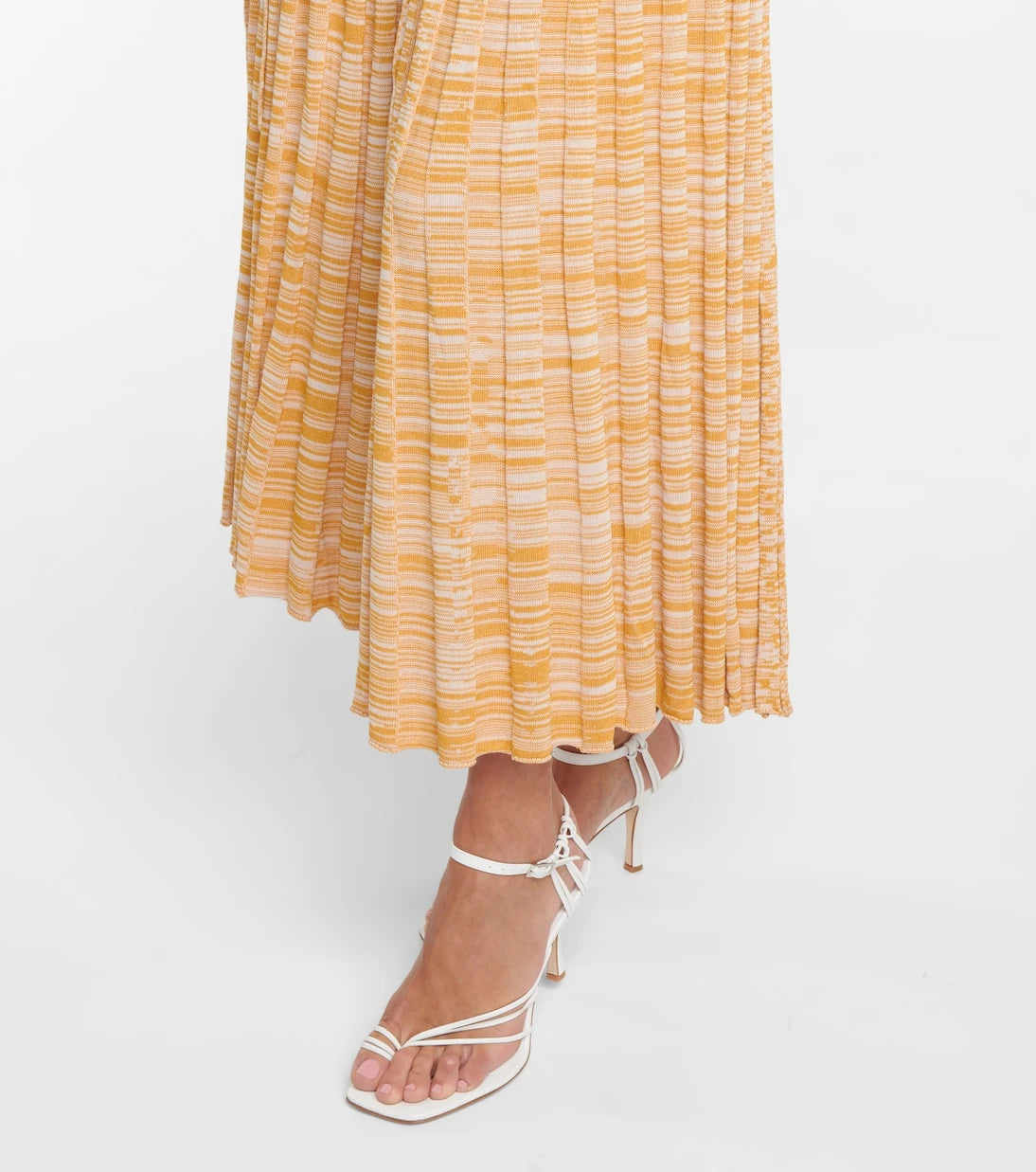 Christopher Esber - Ribbed-knit midi skirt