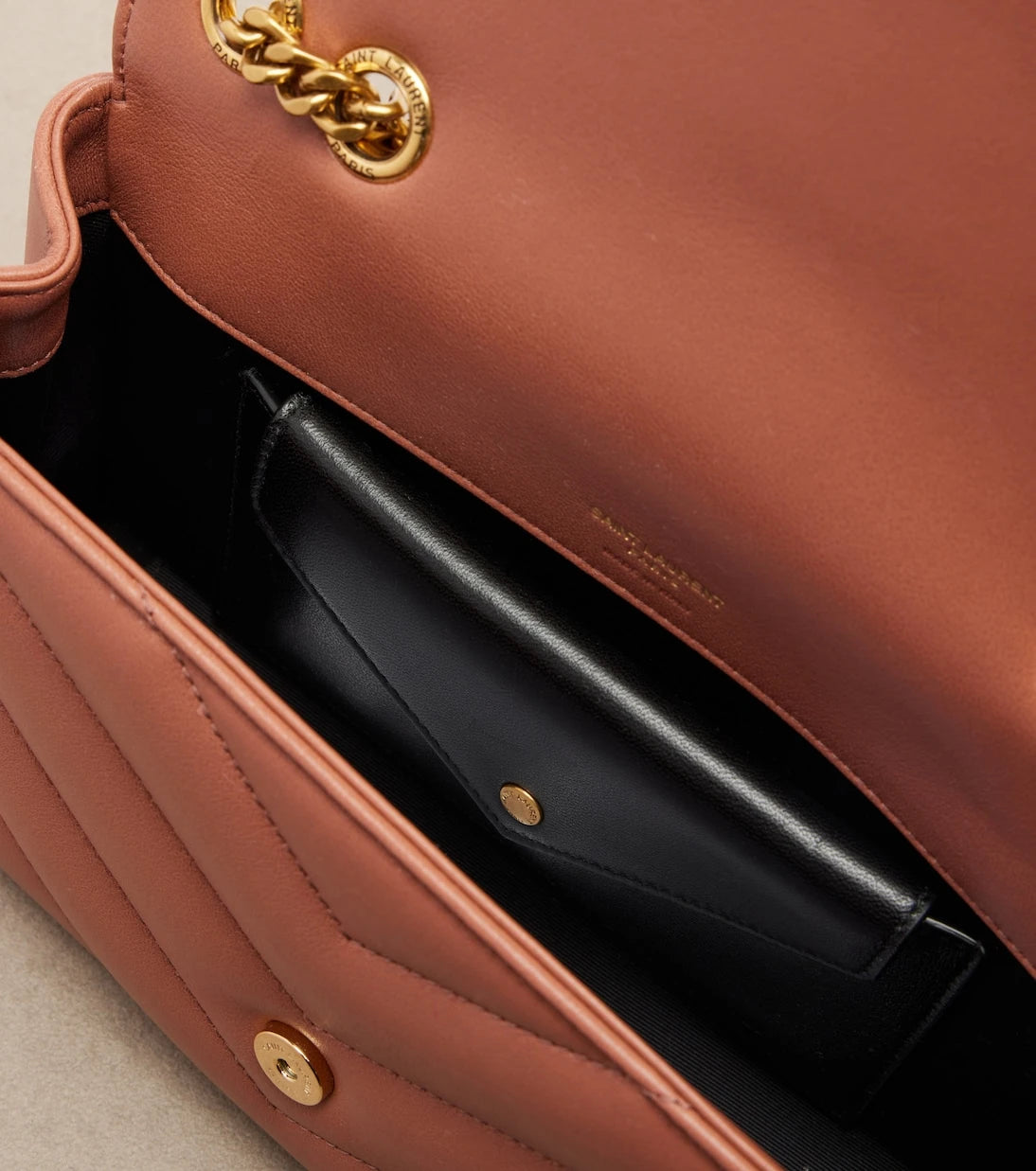 Saint Laurent - Loulou Small leather shoulder bag