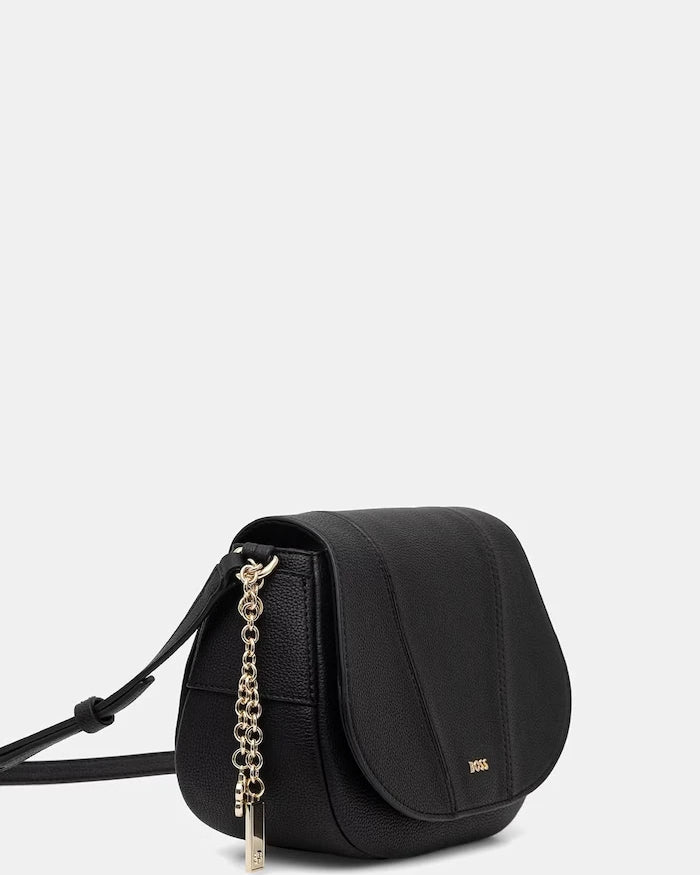BOSS kadın suni deri crossbody çanta SALLEY SADDLE