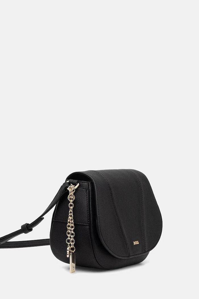 BOSS kadın suni deri crossbody çanta SALLEY SADDLE