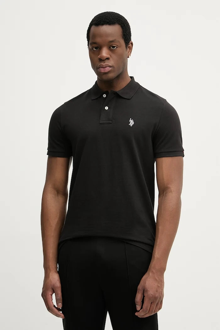 U.S. Polo Assn. Erkek Pamuklu Polo Tişört DHM PIQUE