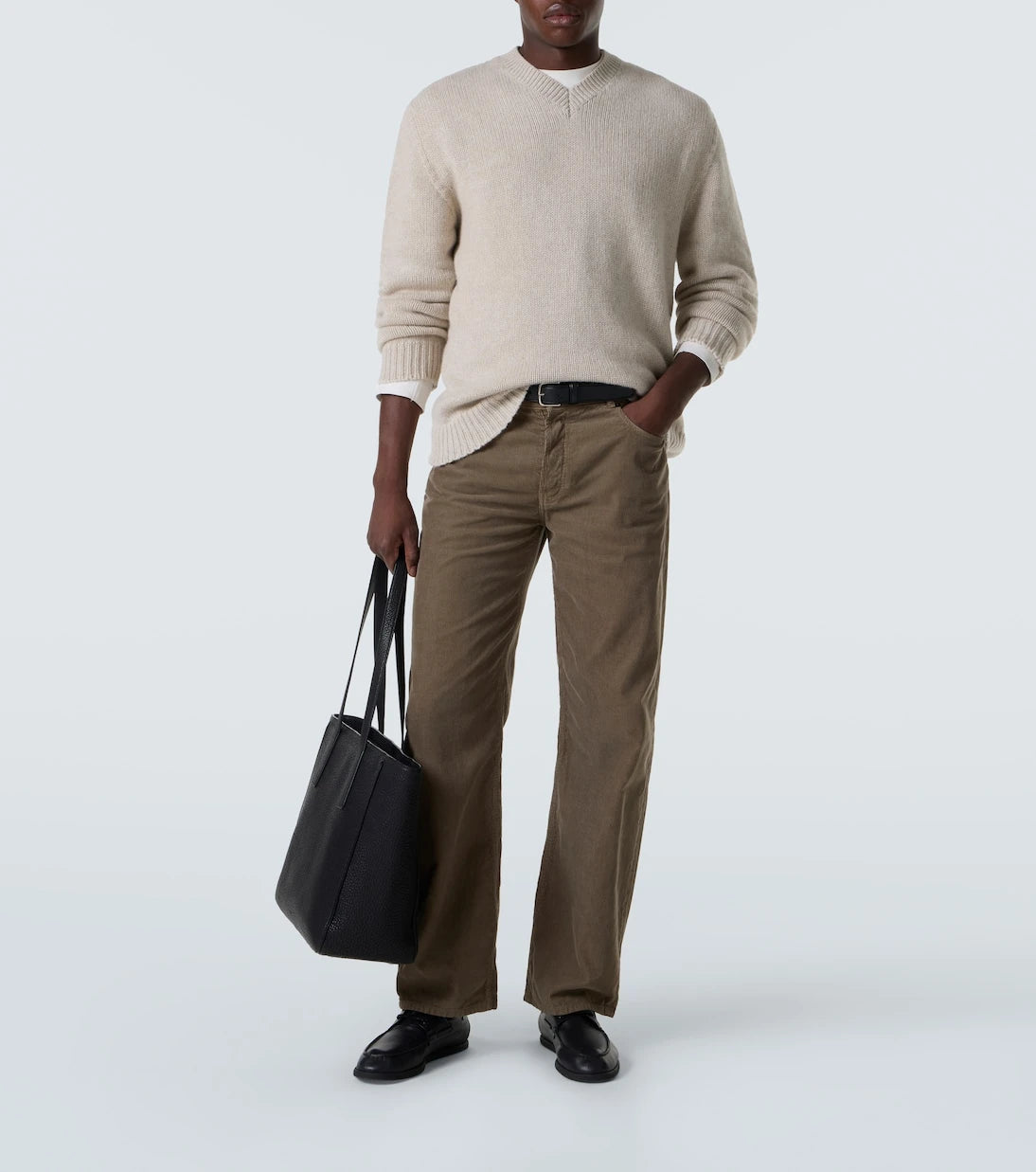 The Row - Hector leather tote bag