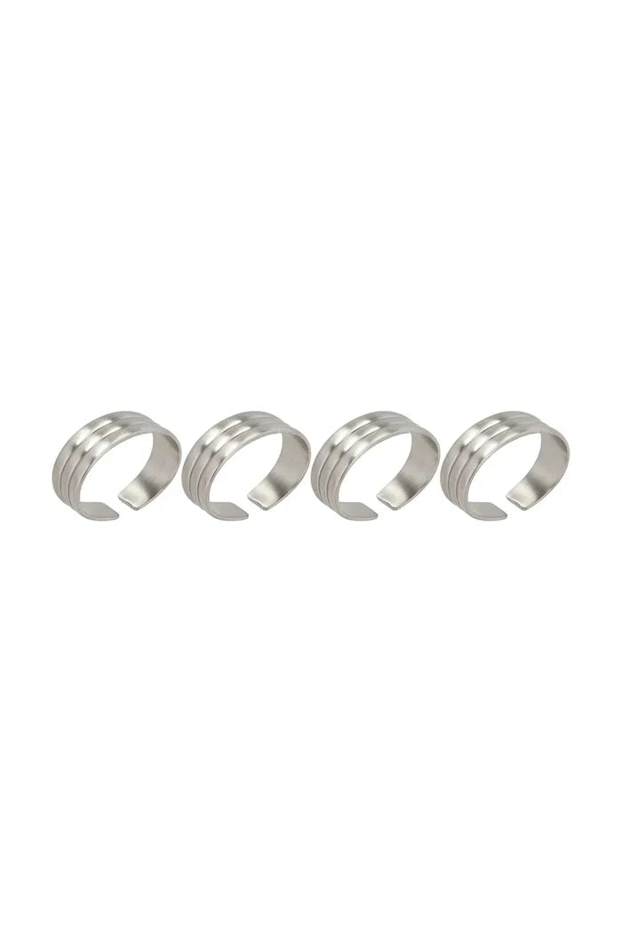 Рингове за салфетки Gense Thebe 4,3 x 3,2 cm (4 броя)