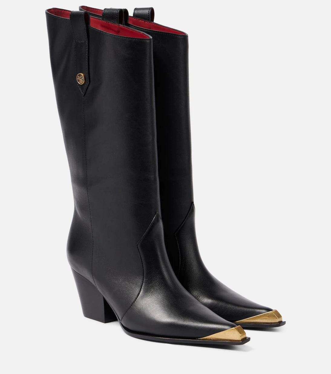 Etro - Leather cowboy boots