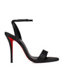 Christian Louboutin Black Miss Z Nappa Leather Heeled Sandals 100