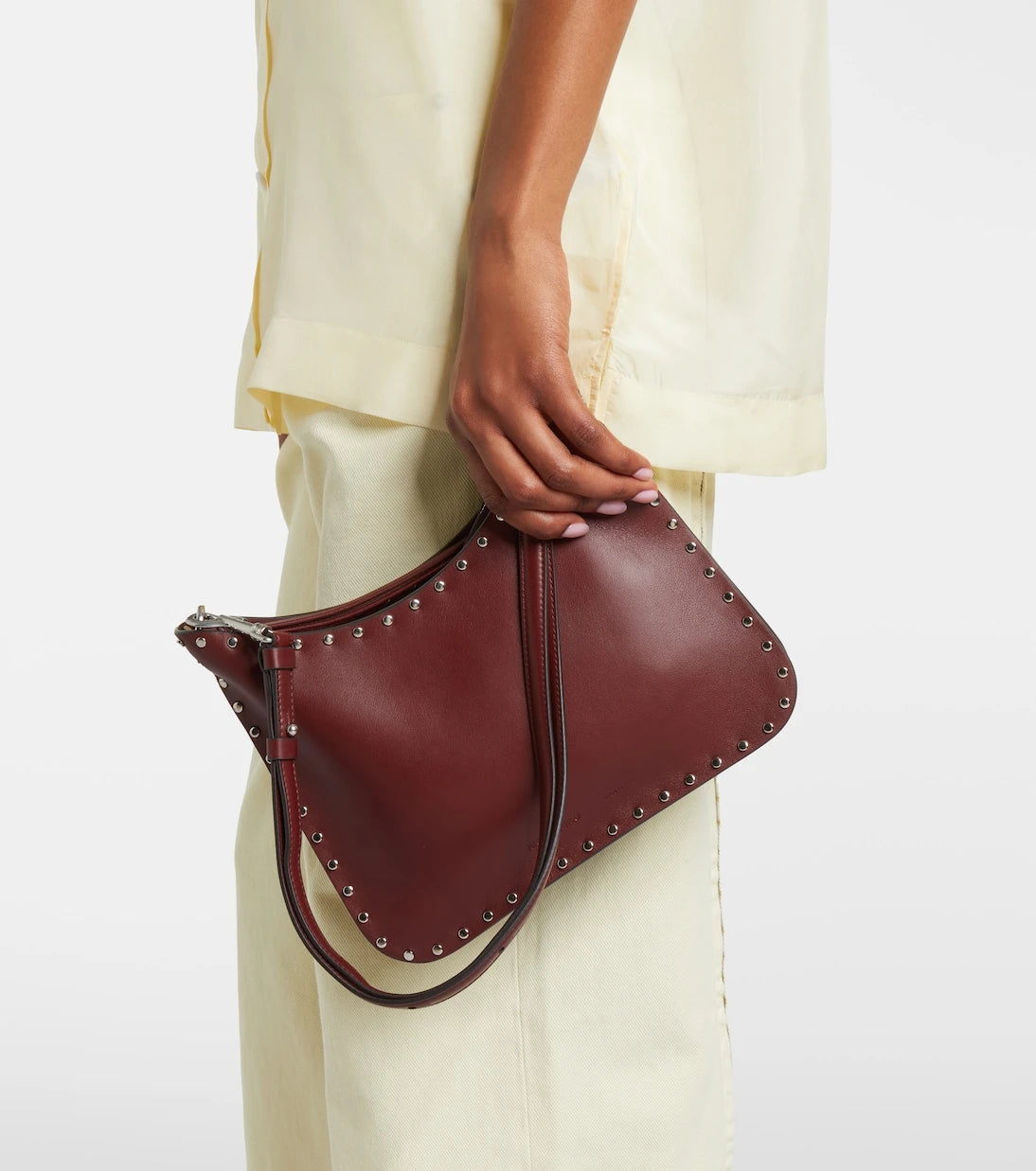 Phoebe Philo - Small Stud Gig leather shoulder bag