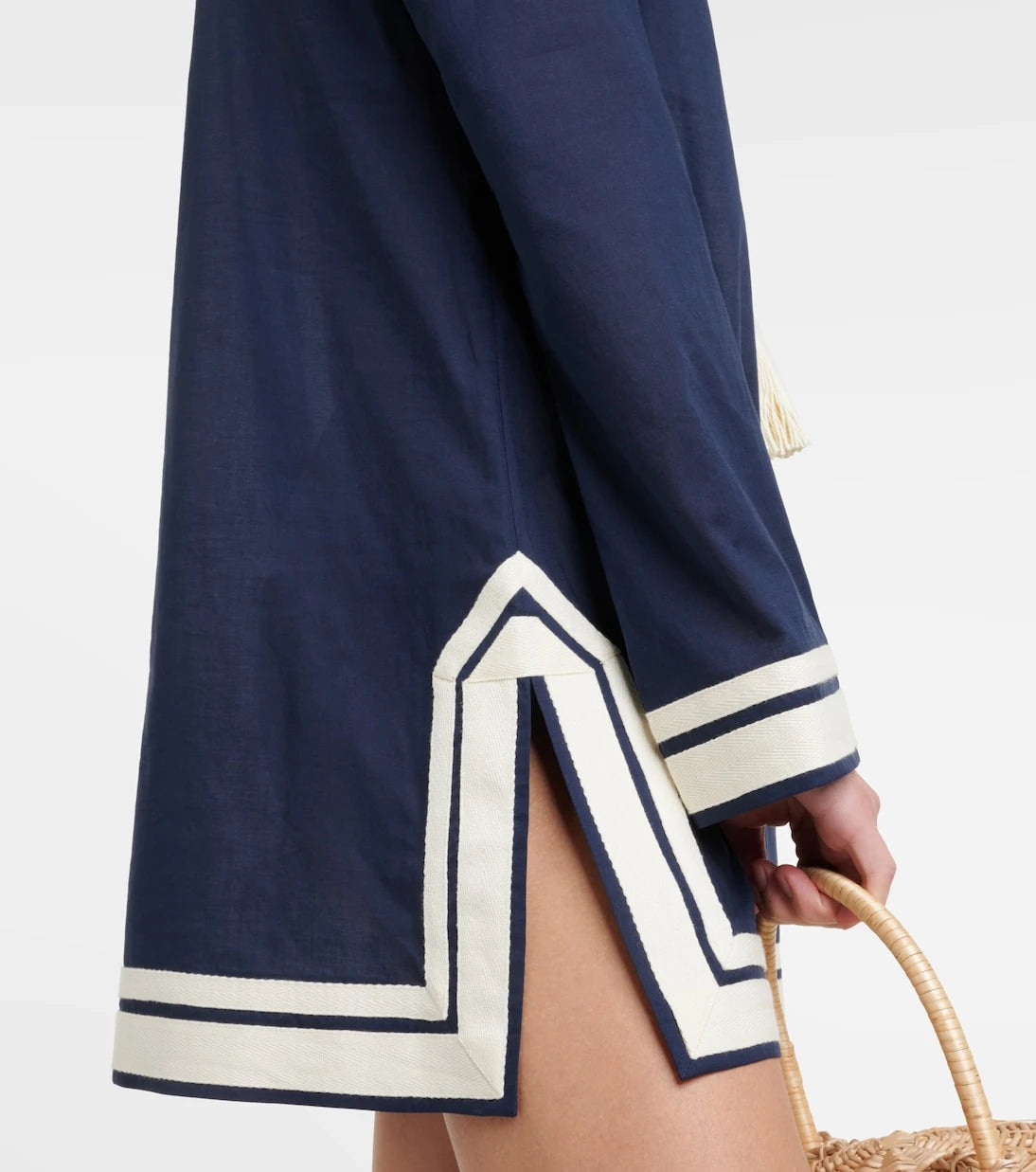 Tory Burch - Tasseled cotton tunic