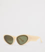 LOEWE White x Paula's Ibiza Front Lenses Cat Eye Sunglasses