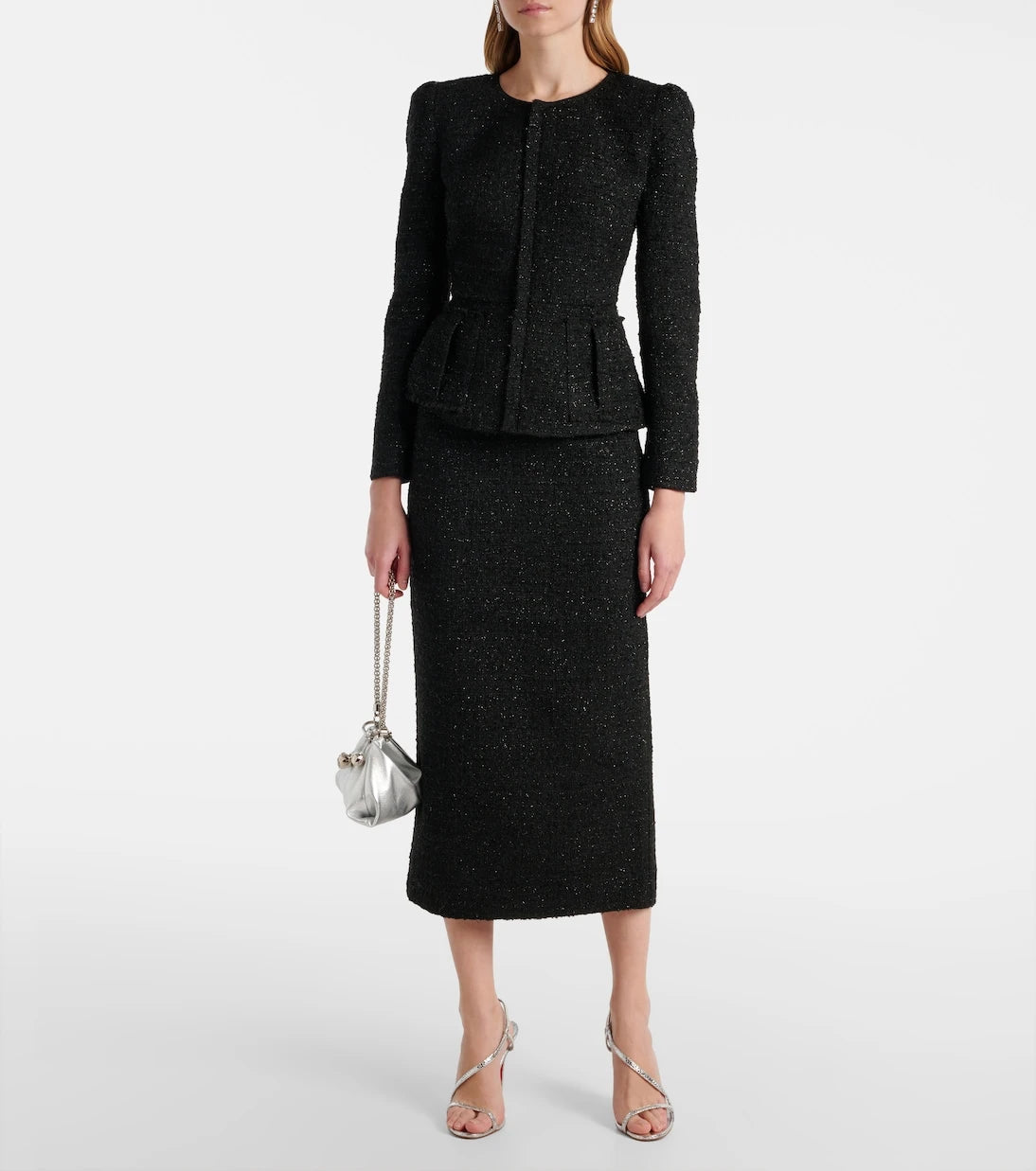 Roland Mouret - Bouclé pencil skirt