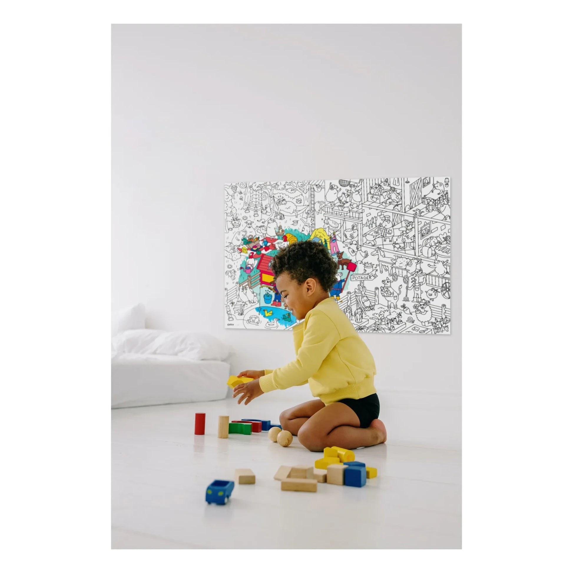 Omy - Crazy Farm Giant Poster | Green