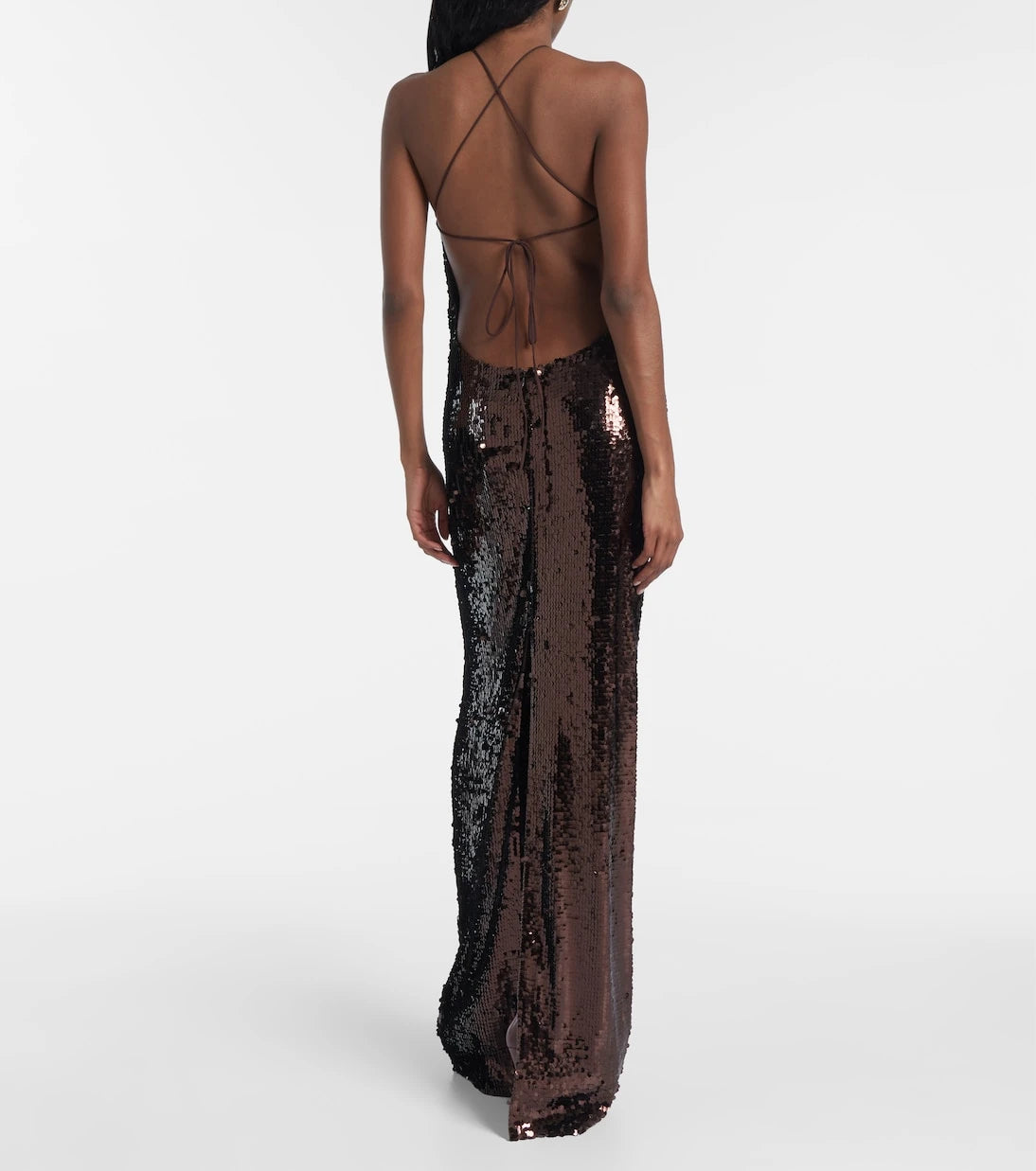 Magda Butrym - Floral-appliqué maxi dress