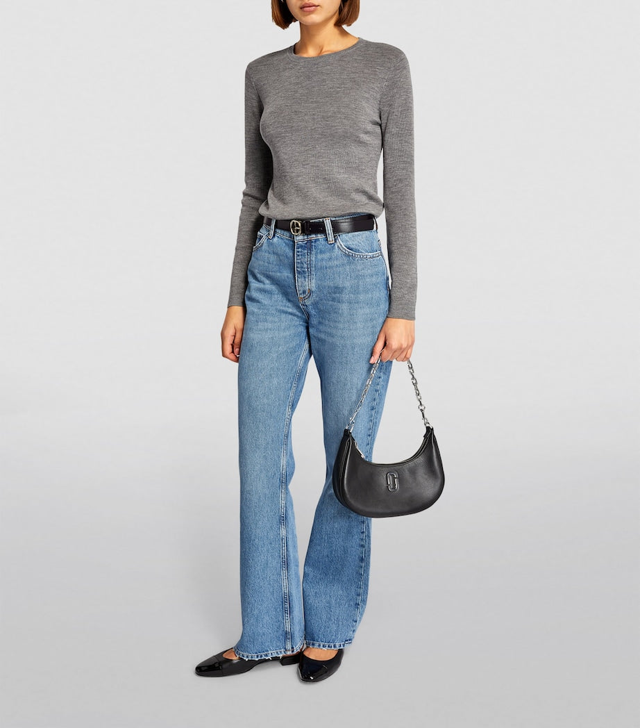 Claudie Pierlot Black Leather Belt