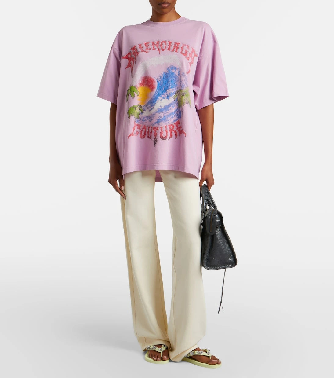 Balenciaga - Le City leather top-handle bag