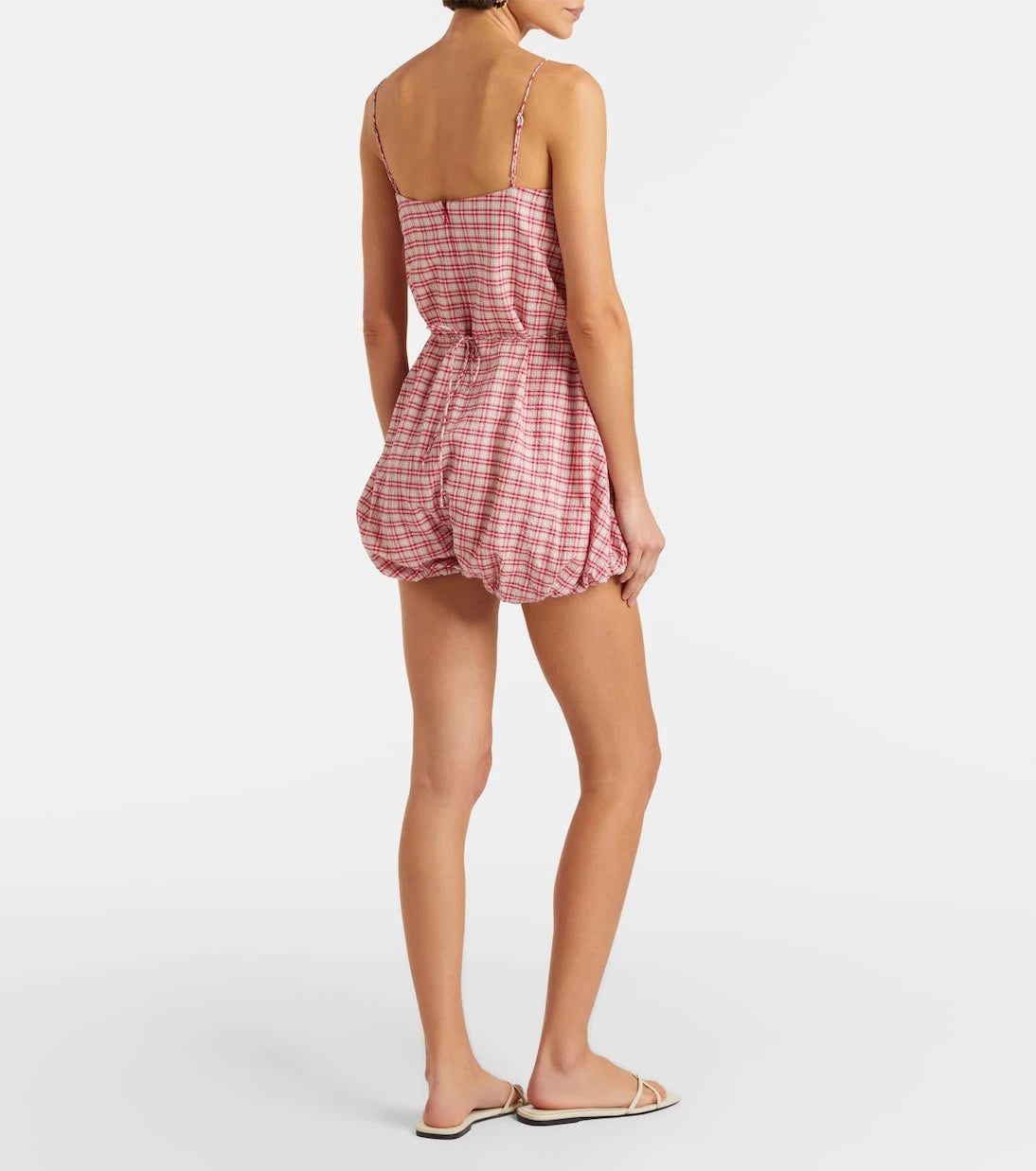 Faithfull - Riatto checked cotton romper