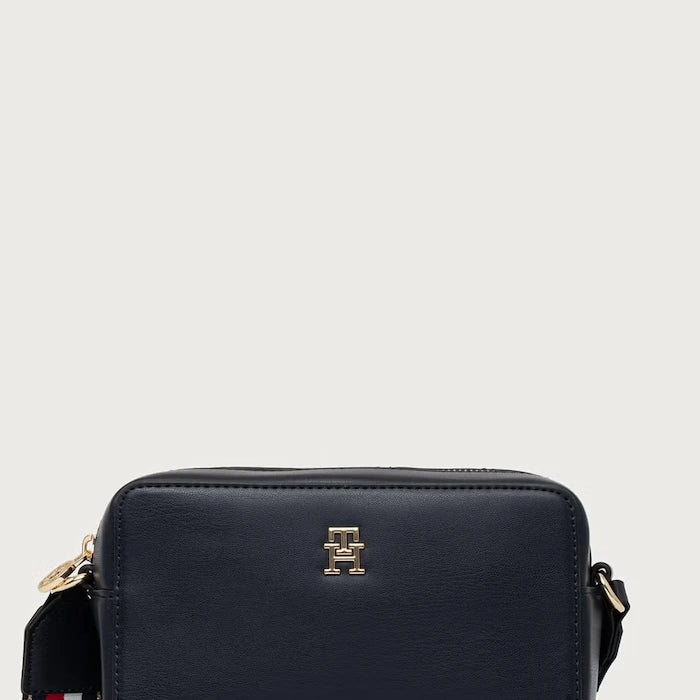 Tommy Hilfiger imitasyon deri kadın crossbody çanta