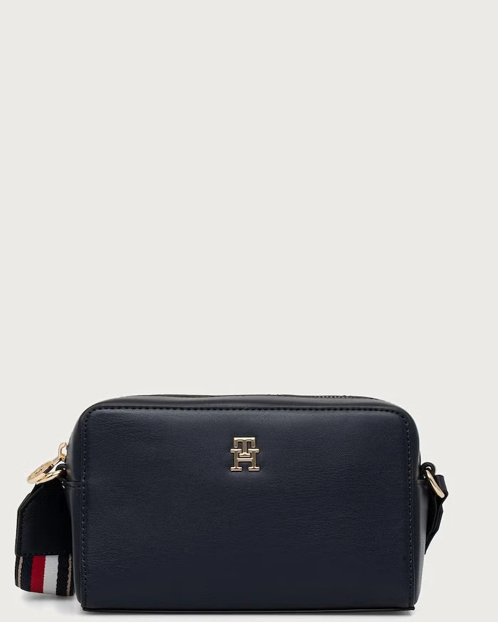 Tommy Hilfiger imitasyon deri kadın crossbody çanta