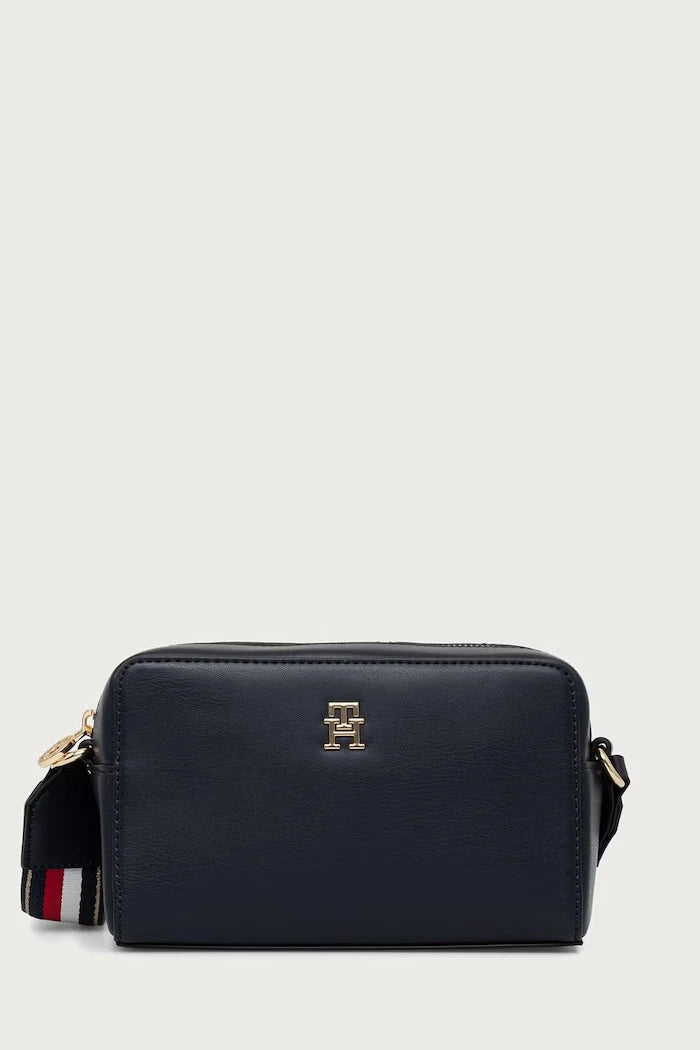 Tommy Hilfiger imitasyon deri kadın crossbody çanta
