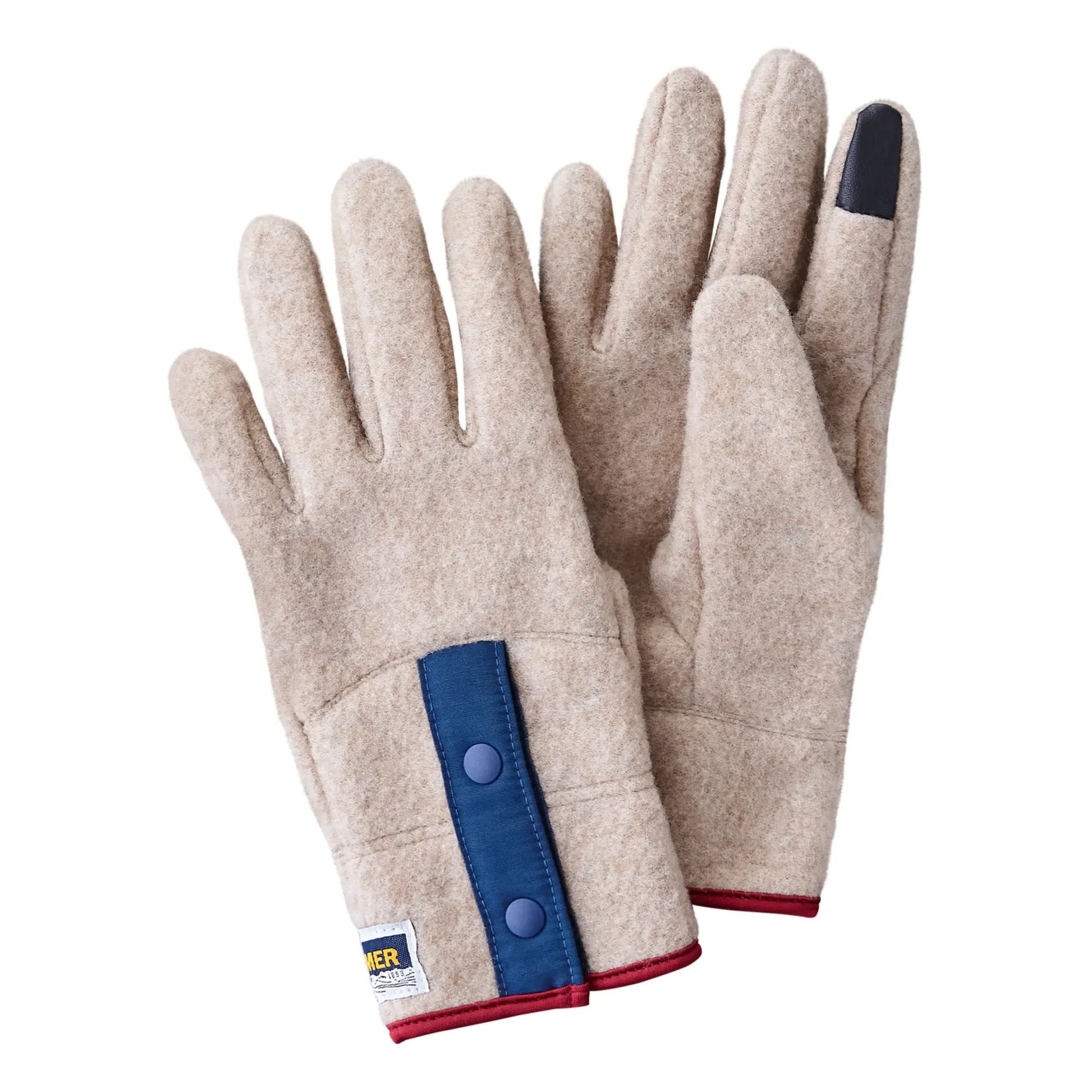 Elmer by Swany - Eco gloves Recycled wool | Camel