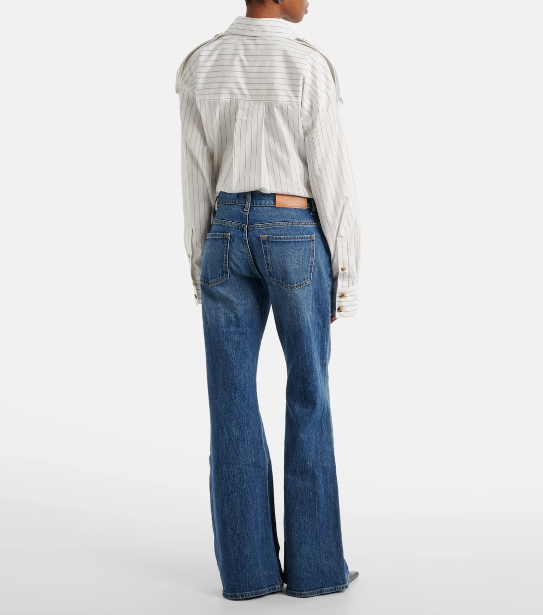 7 For All Mankind - Mankind high-rise flared jeans